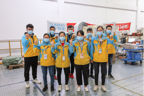 0217戰“疫”大考 蘇寧物流在廣州率先恢復當日達配送1032.png